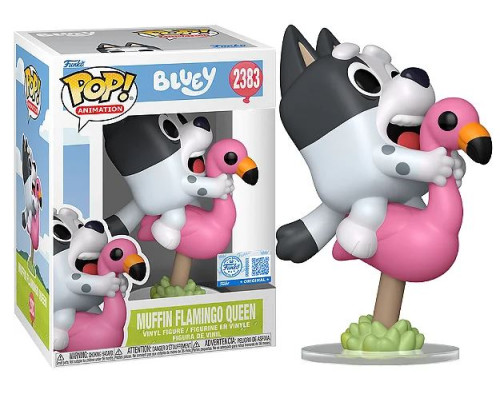 [prÉ-venda] Funko Pop - Bluey - Muffin Flamingo Queen 2383 FUNKO POP #2383 - Produto Original