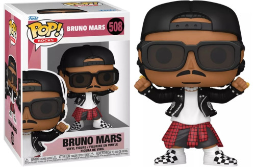 [prÉ-venda] Funko Pop - Bruno Mars - Bruno Mars 508 FUNKO POP #508 - Produto Original