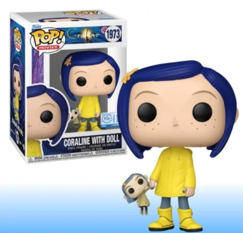 Funko Pop - Coraline - Coraline With Doll 1973 - Animation Movie Coraline - #1973 FUNKO POP #1973 - Produto Original