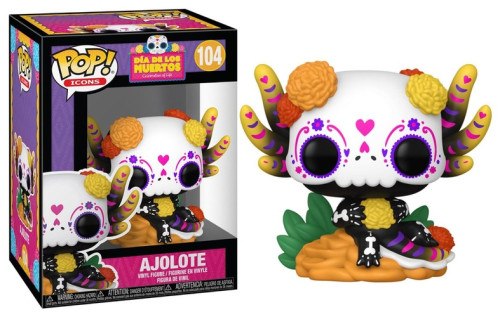 [prÉ-venda] Funko Pop - Día De Los Muertos - Ajolote 104 FUNKO POP #104 - Produto Original