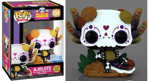 [prÉ-venda] Funko Pop - Día De Los Muertos - Ajolote 104 Gitd FUNKO POP #104 - Produto Original