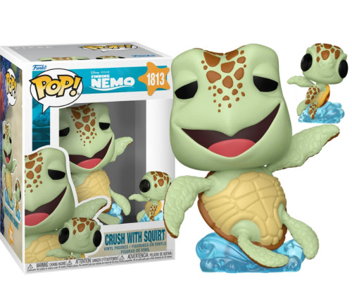 [prÉ-venda] Funko Pop - Disney: Procurando Nemo - Crush With Squirt 1813 Disney Finding Nemo #1813 - Produto Original