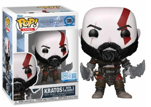 [prÉ-venda] Funko Pop - Games: God Of War Ragnarok - Kratos (with Blades) 1285-FUNKO POP-1285
