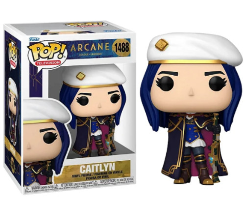 Funko Pop - League Of Legends: Arcane - Caitlyn Kiramman 1488 - Arcade - #1488 FUNKO POP #1488 - Produto Original