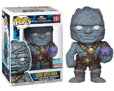 [prÉ-venda] Funko Pop - Marvel: Thor Ragnarok - Korg With Miek 391 (nycc18)-Marvel Thor Ragnarok-391