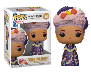 Funko Pop - Netflix: Bridgerton - Queen Charlotte 1470 FUNKO POP #1470 - Produto Original