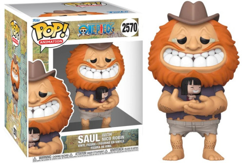[prÉ-venda] Funko Pop - One Piece - Saul With Nico Robin 2570 FUNKO POP #2570 - Produto Original