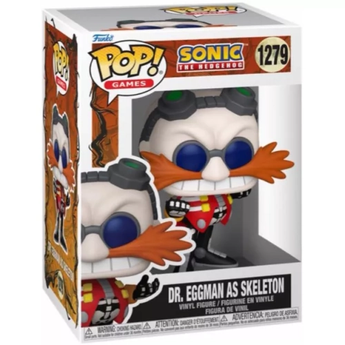 [prÉ-venda] Funko Pop - Sonic The Hedgehog - Dr Eggman As Skeleton 1279 FUNKO POP #1279 - Produto Original