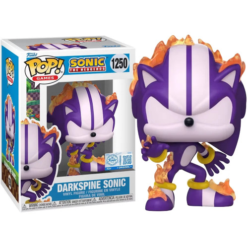 [prÉ-venda] Funko Pop - Sonic The Hedgehog - Darkspine Sonic 1250 FUNKO POP #1250 - Produto Original