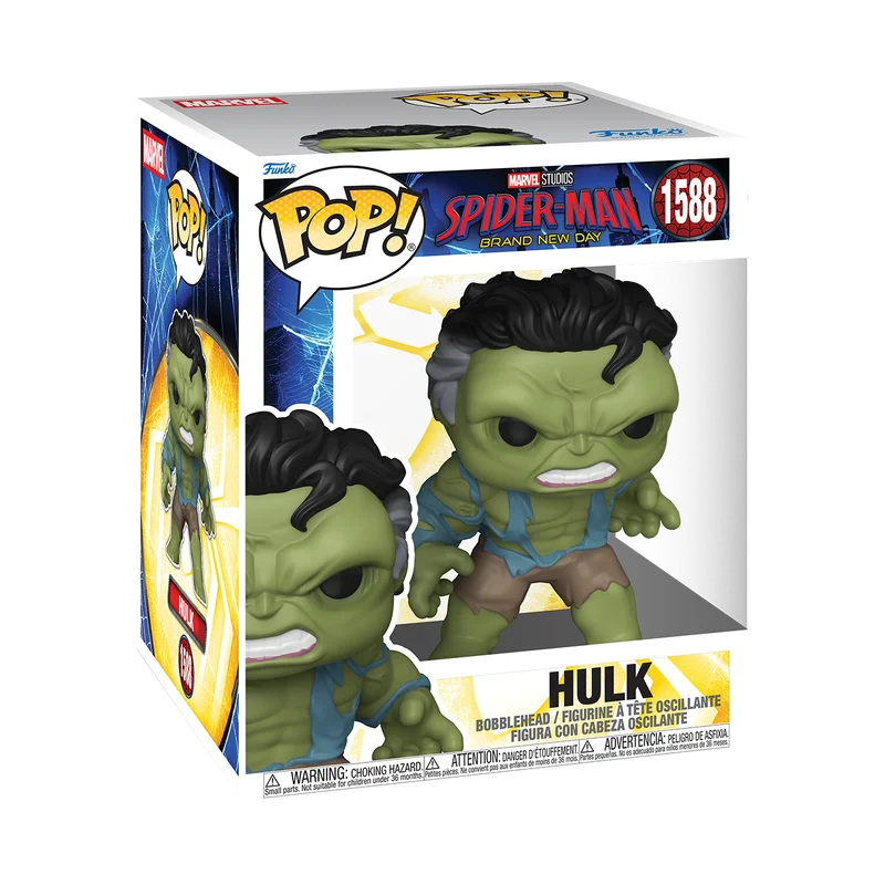 [prÉ-venda] Funko Pop - Spider-man Brand New Day - Hulk 1588 FUNKO POP #1588 - Produto Original