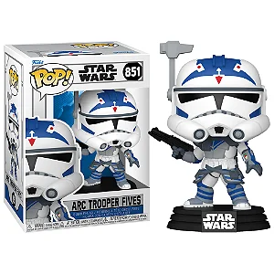 [prÉ-venda] Funko Pop - Star Wars - Arc Trooper Fives 851 FUNKO POP #851 - Produto Original