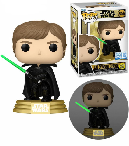[prÉ-venda] Funko Pop - Star Wars - Luke Skywalker (legends) 876 Gitd FUNKO POP #876 - Produto Original