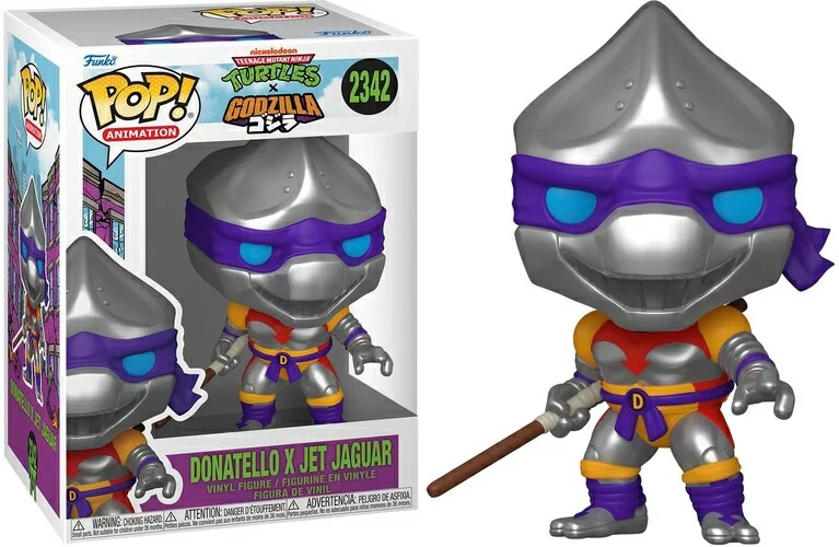[prÉ-venda] Funko Pop - Teenage Mutant Ninja Turtles X Godzilla - Donatello X Jet Jaguar 2342 FUNKO POP #2342 - Produto Original