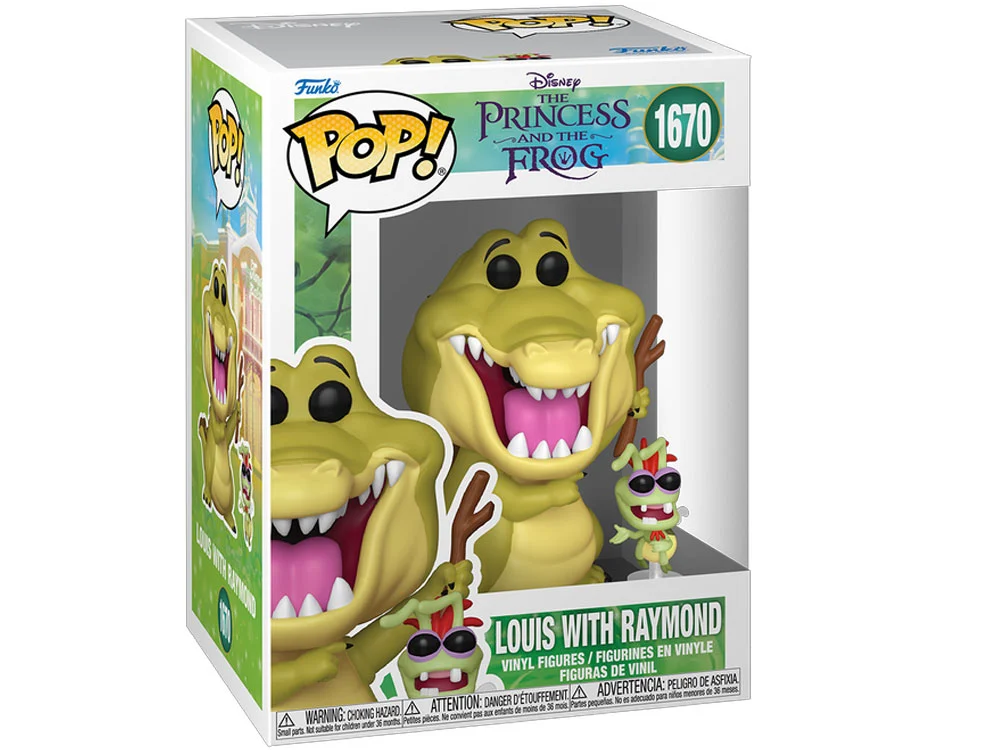 [prÉ-venda] Funko Pop - The Princess And The Frog - Louis With Raymond 1670-The Princess And The Frog-1670