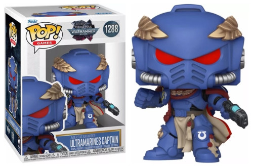 [prÉ-venda] Funko Pop - Warhammer 40,000 - Ultramarines Captain 1288 FUNKO POP #1288 - Produto Original