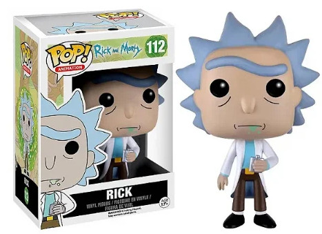 [prÉ-venda] Funko Pop! Animation - Rick And Morty - Rick 112(caixa Danificada)-Animation Rick And Morty-112