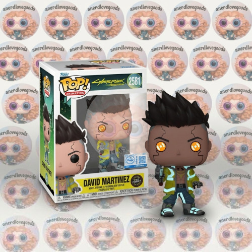 [prÉ-venda] Funko Pop - Cyberpunk: Edgerunners - David Martinez 2581 (chase) Games Cyberpunk 2077 #2581 - Produto Original