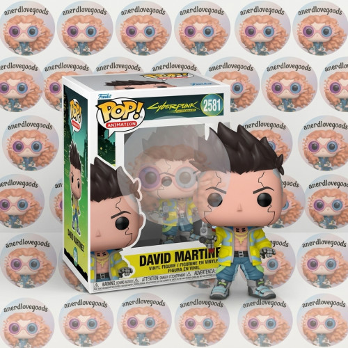 [prÉ-venda] Funko Pop - Cyberpunk: Edgerunners - David Martinez 2581 Games Cyberpunk 2077 #2581 - Produto Original