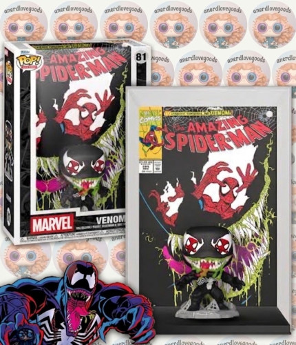 [prÉ-venda] Funko Pop - Marvel: Amazing Spider-man - Comic Cover Venom 81 Marvel Avengers #81 - Produto Original
