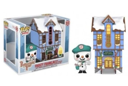[prÉ-vendas]  Funko Pop - Peppermint Lane - Frosty Franklin With Post Office 03-Town Christmas Peppermint Lane-03