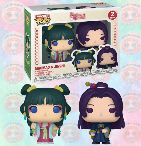 [prÉ-vendas] Funko Pop - Diários De Uma Apotecária- 2-pack Keychain Maomao & Jinshi The Apothecary Diaries #1 - Produto Original