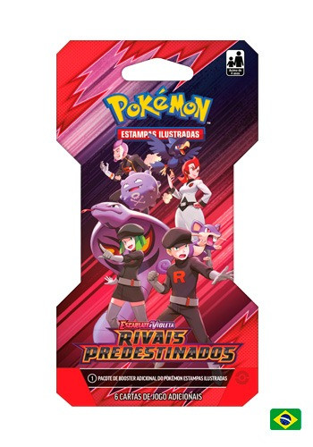(PT-BR) Blister Unitário - Escarlate e Violeta 10 - Rivais Predestinados-Pokemon TCG-
