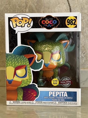 Pepita 982 Glows In The Dark - Selo Special Edition - Coco - Disney Pixar Coco A Vida é Uma Festa #982 - Produto Original