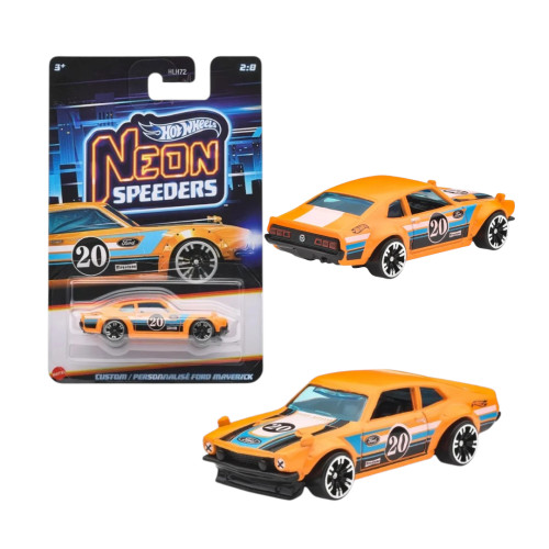 Hot Wheels Neon Speeders Custom/ Personnalise Ford Maverick Hot Wheels Neon Speeders # - Produto Original
