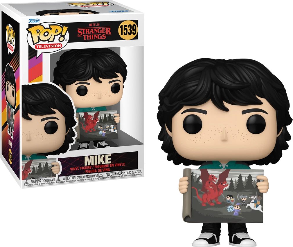 Funko Pop! Television Stranger Things – Mike Wheeler c/ Pintura #1539-Stranger Things-1539