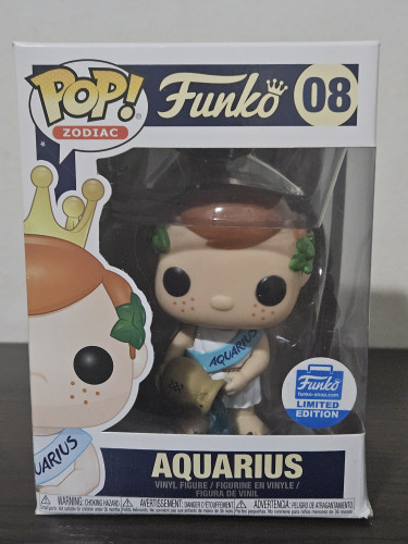 Funko Pop Freddy Aquarius 08 Caixa Danificada Zodiac / Signo Aquário Zodíaco #8 - Produto Original