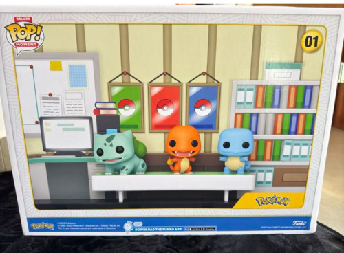 Funko Pop Pokémon Bulbassaur/ Charmander/ Squirtle Deluxe - Pokemon - #01