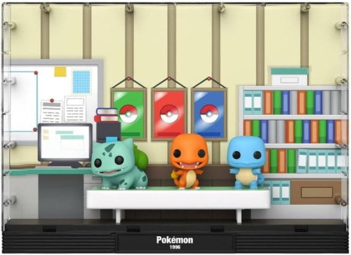 Funko Pop Pokemon - Moments Deluxe Bulbassauro, Charmander E Squirtle ( Iniciais / Starters ) Pokemon #1 - Produto Original