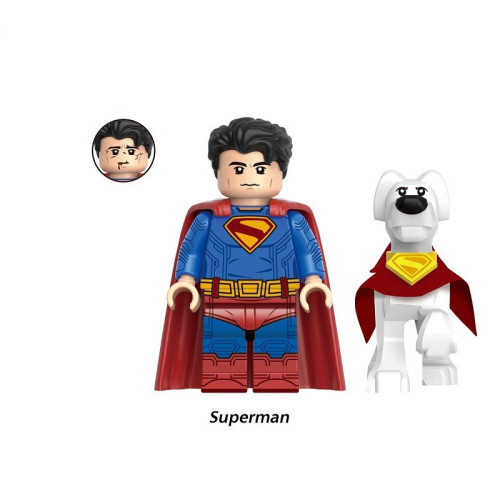 Superman e Krypto Legacy Minifigures de coleção Lex Luthor Mulher gavião miniaturas 5cm-DC-2025