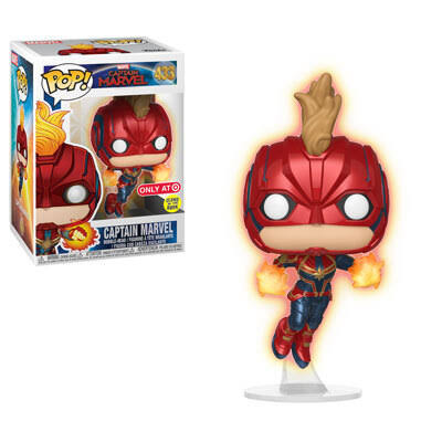 Funko Pop! Captain Marvel (c/ avarias - ler descrição) Target Exclusive Captain Marvel #433 - Produto Original