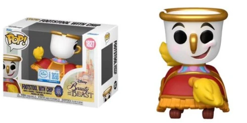 [prÉ-venda] Funko Pop - Beauty And The Beast - Footstool With Chip 1827 - FUNKO POP  #1827