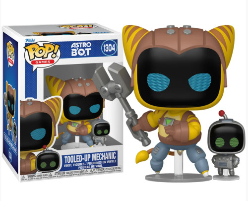 [prÉ-venda] Funko Pop - Games: Astro Bot - Tooled-up Mechanic 1304 FUNKO POP #1304 - Produto Original