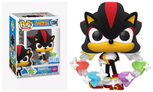 [prÉ-venda] Funko Pop - Sonic The Hedgehog - Shadow With Emeralds 1300 Flocked FUNKO POP #1300 - Produto Original