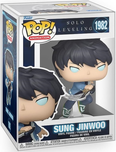 Funko Pop - Sung Jinwoo (c/ Protetor Acetato)-Solo Leveling-1982