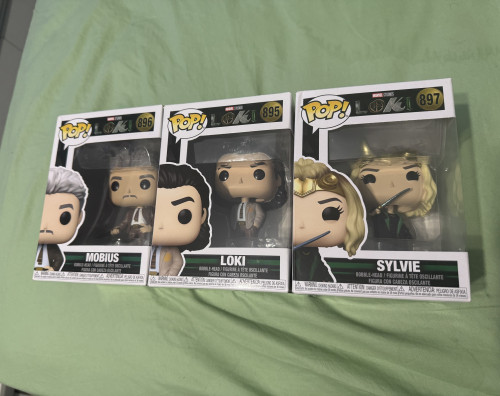 Funko Pop Loki 895/ mobius 896/ sylvie 897-Loki Series-895