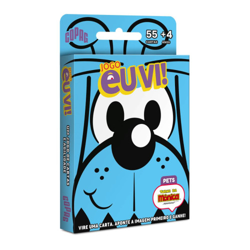 JOGO CARTAS COPAG EU VI! TURMA DA MONICA - PETS PENSE RAPIDO ACHOU?-Jogo De Tabuleiro-