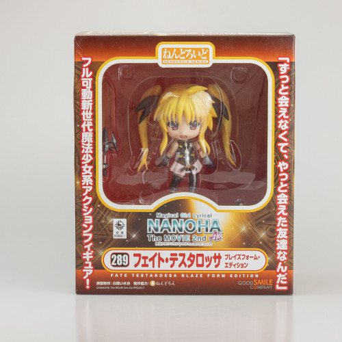 Fate Testarossa Nendoroid 289 Blaze Form Good Smile Nanoha 10 cm Magical Girl Lyrical Nanoha: The MOVIE 2nd A's # - Produto Original