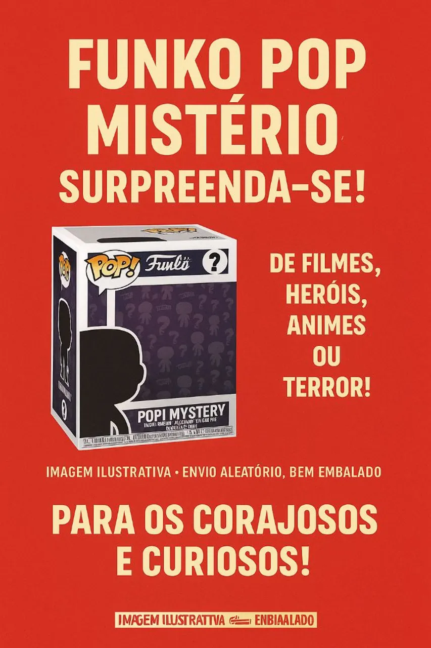 1 Funko Pop! Mystery. Colecione E Descubra Qual Personagem Está Dentro!-Envio ALEATÓRIO-1