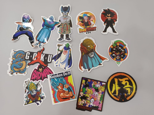1 Chaveiro  + 15 Adesivos Coleção Dragon Ball - Dragon Ball - #