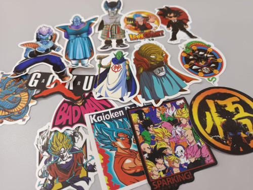 1 Chaveiro  + 15 Adesivos Coleção Dragon Ball - Dragon Ball - #