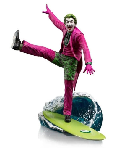 Estátua The Joker Deluxe 1/10 - Batman 66 - Bds Art Scale - Iron Studios-Coringa-