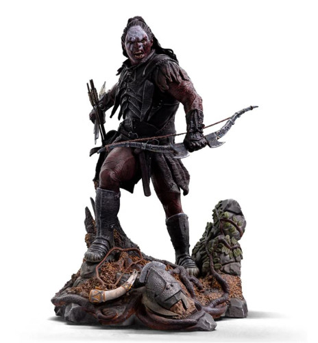 Estátua Lurtz Uruk-Hai Leader - O Senhor dos Anéis - Art Scale 1/10 - Iron Studios-Senhor Dos Anéis-