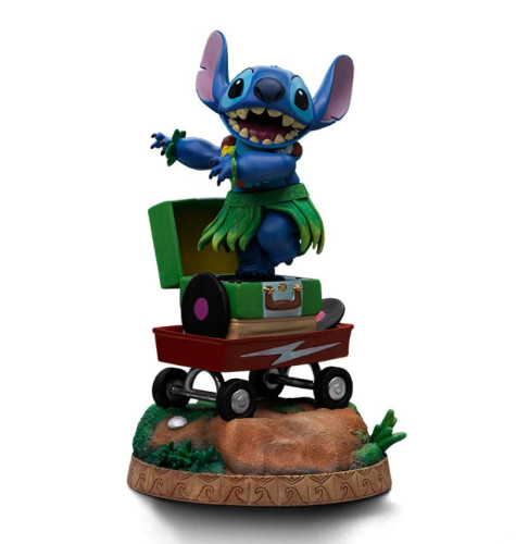 Estátua Stitch Hula - Disney Classics - Art Scale 1/10 - Iron Studios-Lilo E Stitch-
