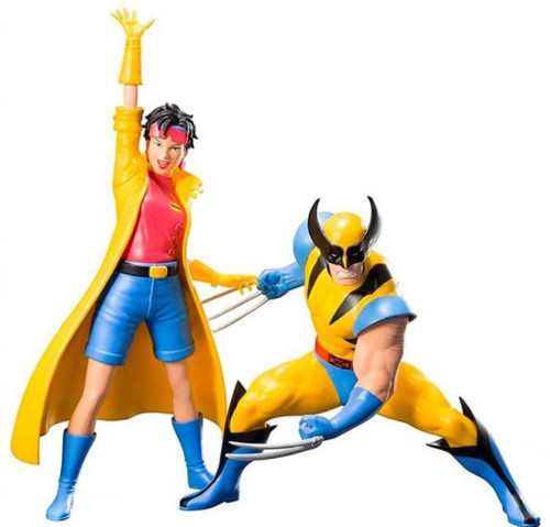 Wolverine e Jubilee ArtFX+ Statue 1/10 X-Men 92 # - Produto Original