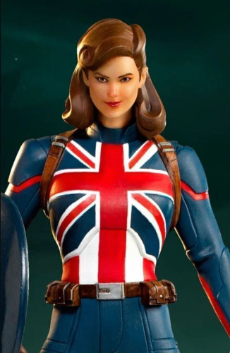 Estátua Capitã Carter - 1/10 Art Scale - What If...? - Iron Studios-Marvel What If...?-