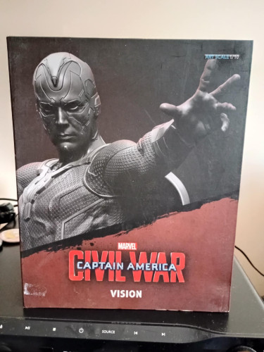 Action Figures Iron Studios Captain America: Civil War Vision 1/10 Art Scale Statue - Captain America: Civil War - #